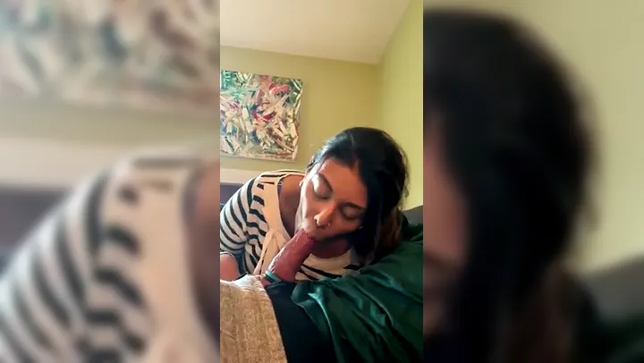Indian Girl getting Face Fucked for being Late