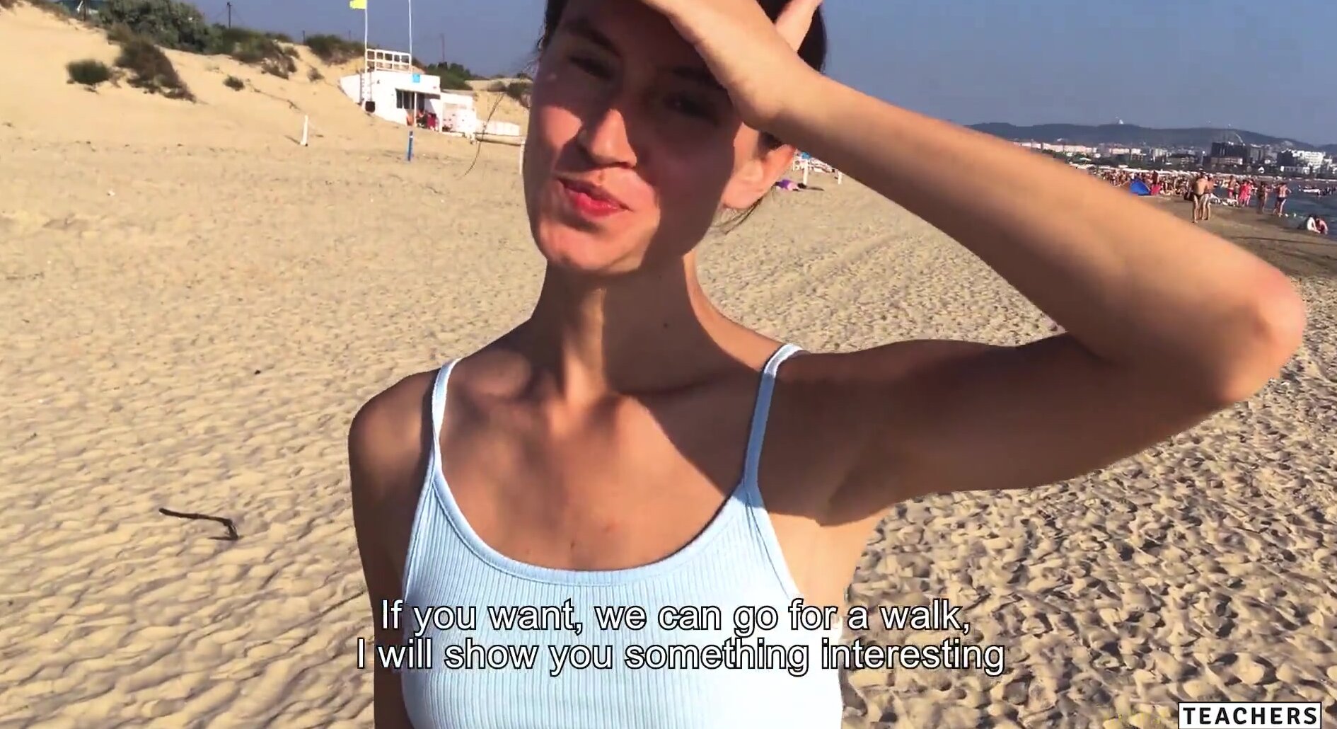 Only Amateur Porn gets her pussy pounded in public beach POV - Free Porn Sex  Videos XXX Movies