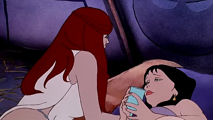 Watch Princess Teegra's wildest scenes from Fire And Ice, Volume 1